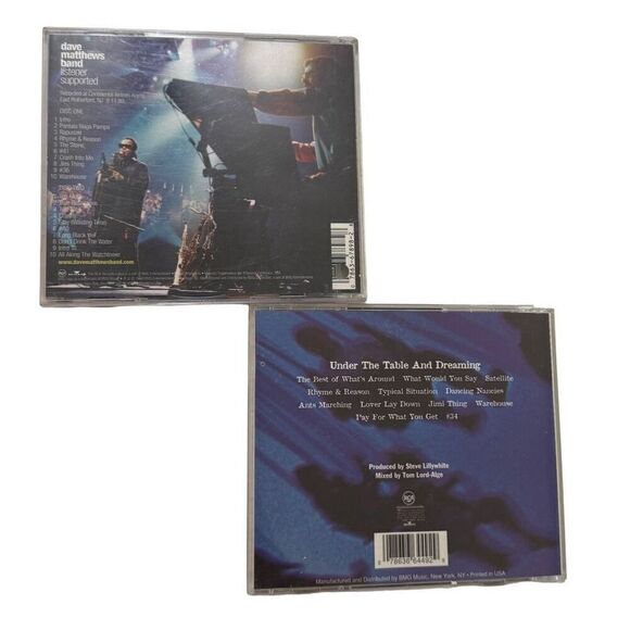 Dave Mathews Band Cd Lot - Listener Supported & Under the Table - Picture 2 of 8
